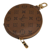 ルイ ヴィトン モノグラムリバース コインケース コインパース J02522 ブラウン PVC レディース LOUIS VUITTON 【中古】